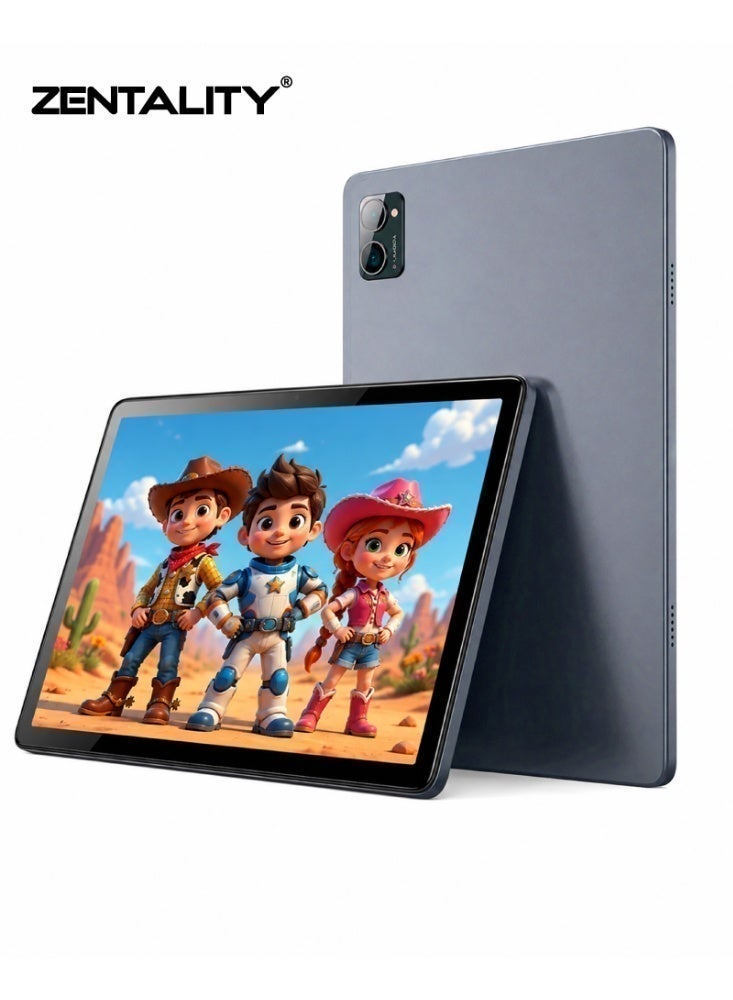 Zentality Kids Tablet, 10-Inch Display, 8GB RAM, 64GB Storage, Android 14, Wi-Fi, with Protective Case - Image 1