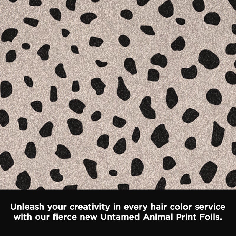 Fromm Embossed Pop Up Foils in Cheetah Print, Foil for Hair Highlighting, Cosmetology Supplies, Hairstylist Essentials, Hair Foils Ideal for Advanced Coloring, Precut, 5" x 11", 500 Foil Sheets - Image 4