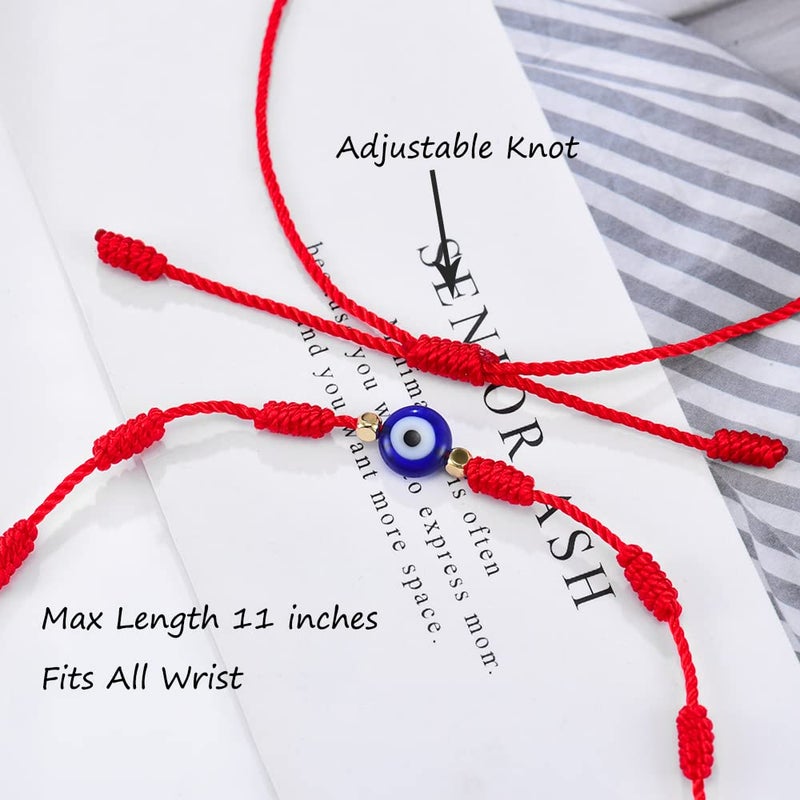 Tarsus 7 Knots Kabbalah Red String Bracelet Protection Evil Eye Bracelets for Women Men Rakhi for Brother Good Luck Gifts - Image 4