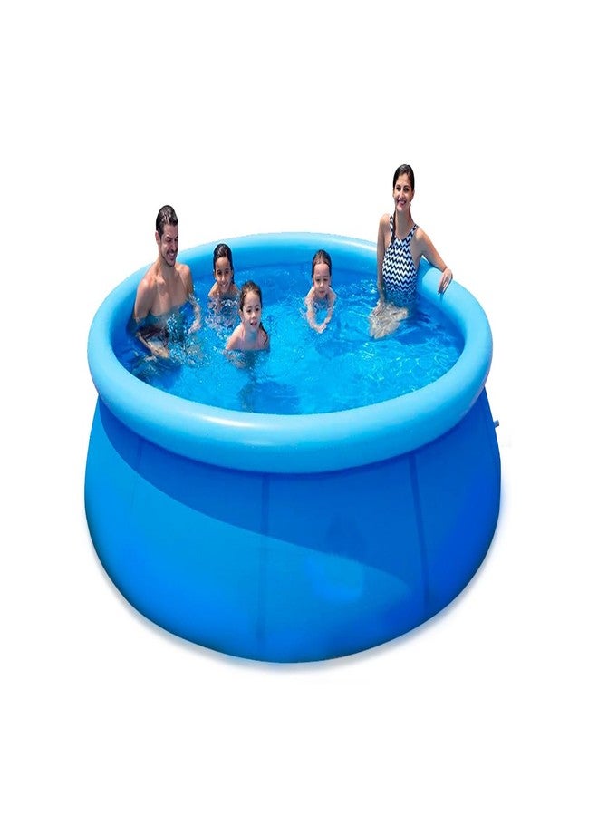 Jilani Inflatable Portable Pool Family Swimming Pool-Heavy-Duty PVC, Quick Inflation, Spacious for Kids, Adults, Outdoor Backyard Summer Fun (10Ft Round x 30 Inches Height) - Image 3
