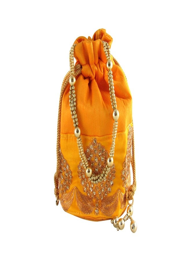 GoldGiftIdeas حقائب بوتلي نسائية من GoldGiftIdeas للهدايا، حقيبة يد للعروس، حقائب بوتلي راجستانية تقليدية لهدايا العودة، حقائب بوتلي جاين شاغون، حقائب هدايا الحفلات التقليدية (مجموعة من 4 قطع) - Image 5