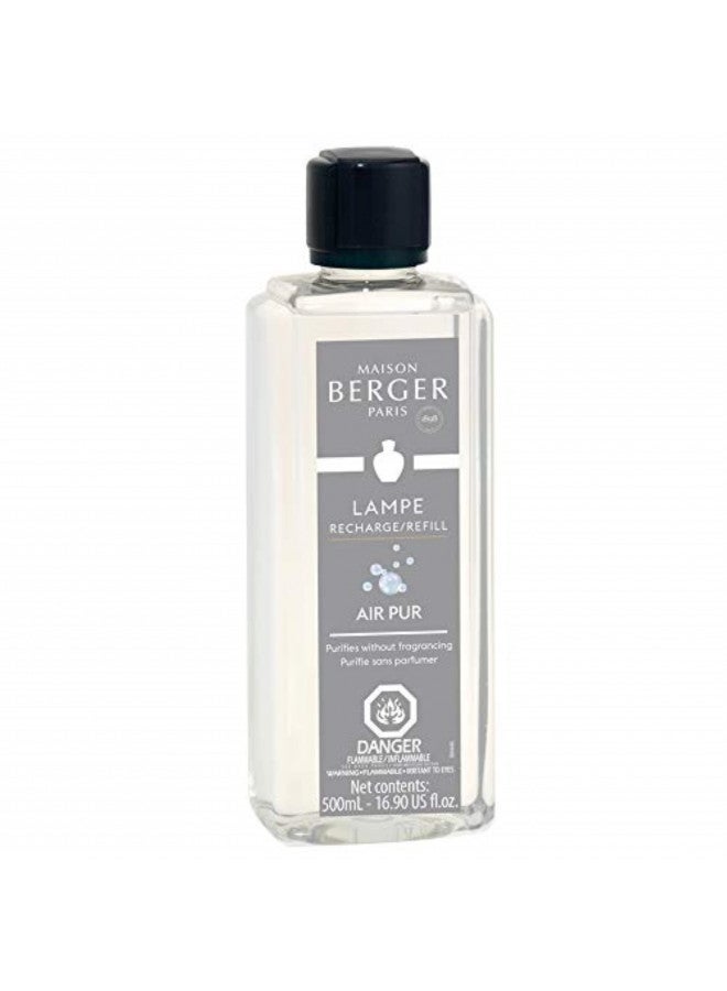 Maison Berger محايد تمامًا | عبوة إعادة تعبئة عطر لامب برجر من ميزون برجر | لموزع زيت العطر المنزلي | لتنقية وعطر منزلك | 16.9 أونصة سائلة - 500 مل | صنع في فرنسا - Image 1