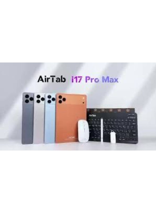 إيرتاب جهاز Air Tab I17 Pro Max اللوحي بنظام Android بشاشة 10.1 بوصة وشبكة 5G - ذاكرة وصول عشوائي 24 جيجابايت، سعة تخزين 1 تيرابايت، شاشة عالية الدقة، كاميرا مزدوجة، عمر بطارية طويل - Image 4