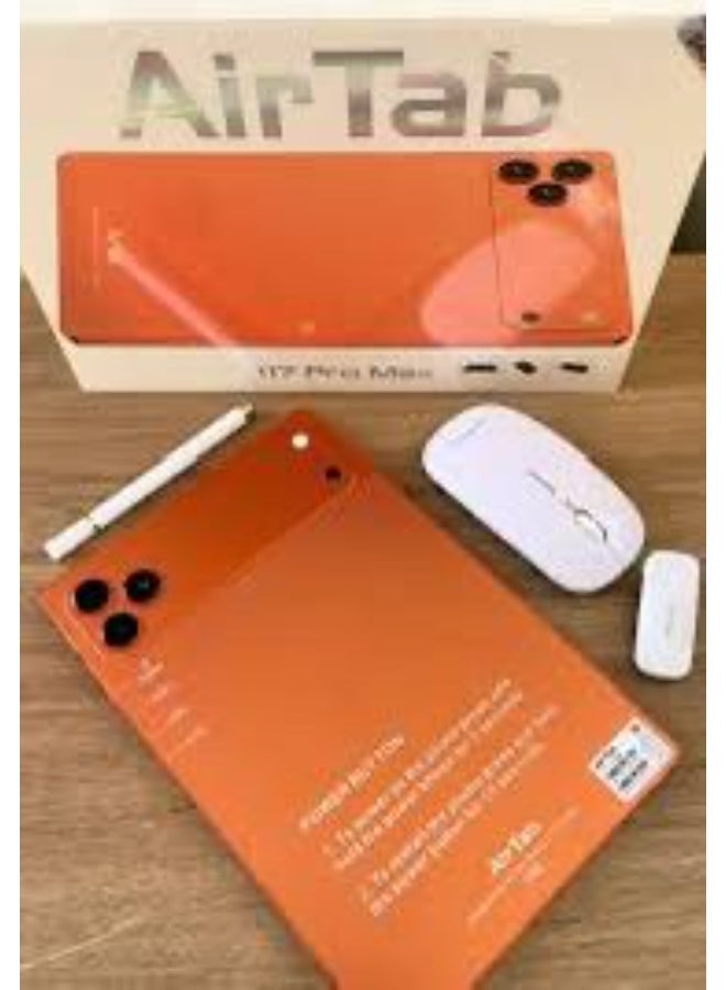 إيرتاب جهاز Air Tab I17 Pro Max اللوحي بنظام Android بشاشة 10.1 بوصة وشبكة 5G - ذاكرة وصول عشوائي 24 جيجابايت، سعة تخزين 1 تيرابايت، شاشة عالية الدقة، كاميرا مزدوجة، عمر بطارية طويل - Image 1