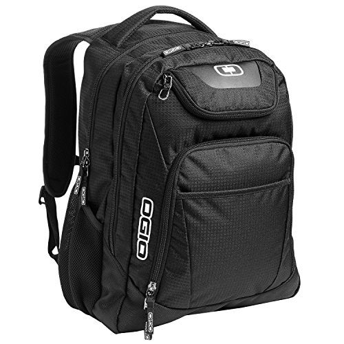 Ogio 411069-BLACK Business Excelsior 17" Laptop Backpack/Rucksack, Black/Silver - Image 1