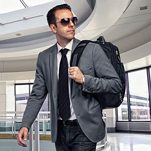 Ogio 411069-BLACK Business Excelsior 17" Laptop Backpack/Rucksack, Black/Silver - Image 2
