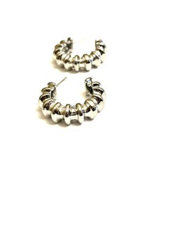 Trio Earrings Silver omega earrings  - Image 1