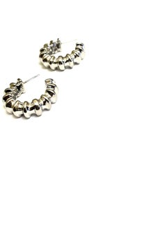 Trio Earrings Silver omega earrings  - Image 2