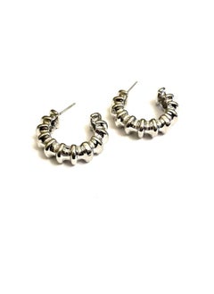 Trio Earrings Silver omega earrings  - Image 3