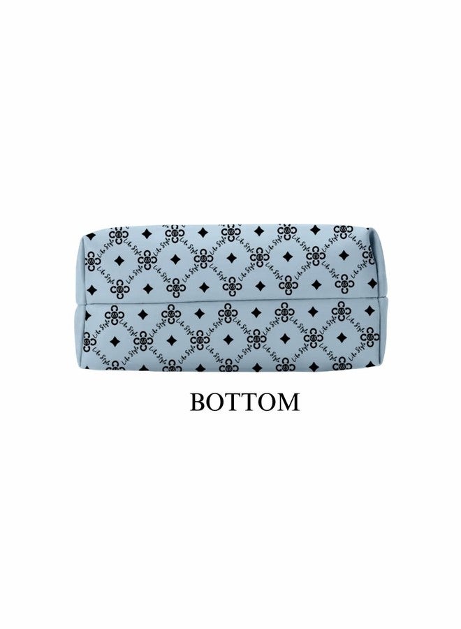 LIKE STYLE Sling Bag Women Ladies Girls Printed PU Rexine adjustable and detachable Brandcarry Hand Purse Crossbody (GREY) - Image 4