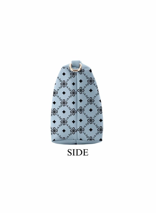 LIKE STYLE Sling Bag Women Ladies Girls Printed PU Rexine adjustable and detachable Brandcarry Hand Purse Crossbody (GREY) - Image 3