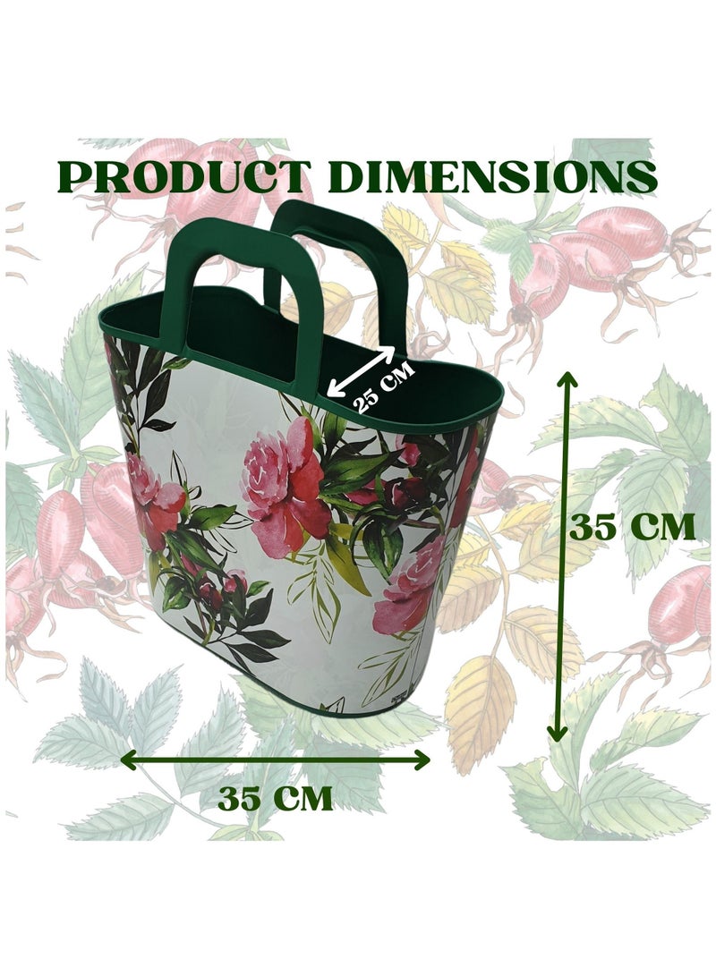 Outuo Reusable Grocery Bags - Heavy Duty Reusable Shopping Bags - Flat Bottom & Stay Open - Large Bags with Handles & Durable Bottom - Image 2