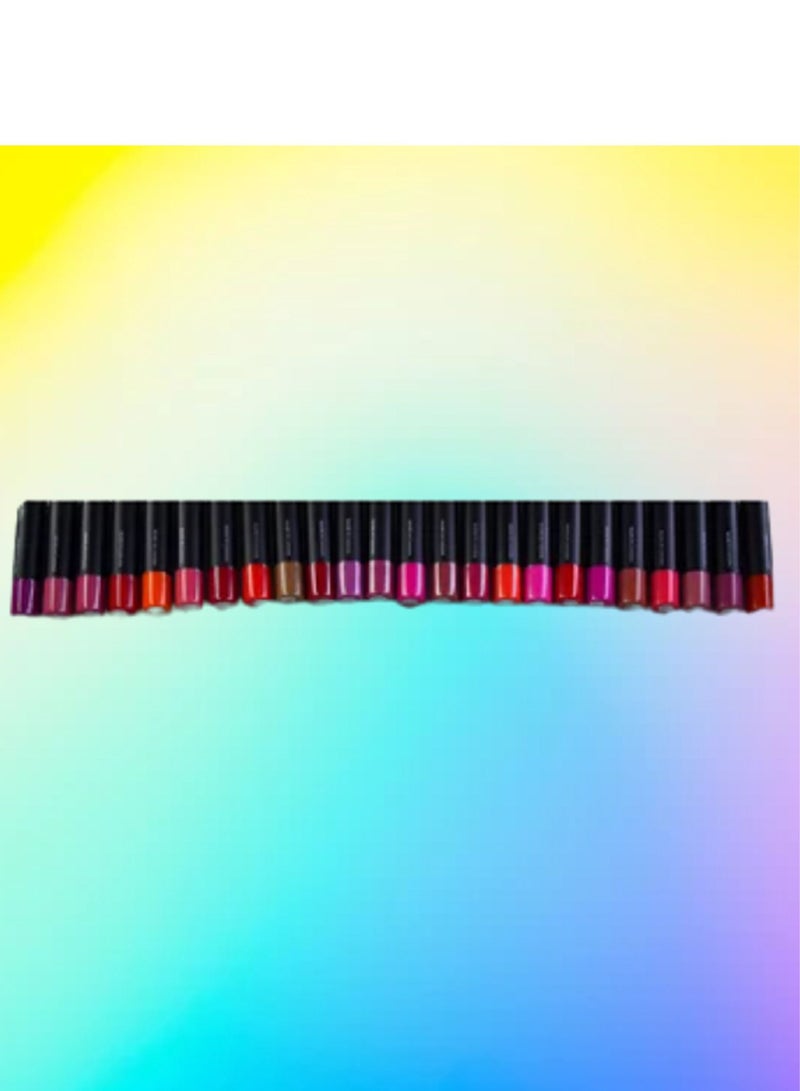 Matte Lipstick Set 24 Pieces Multicolor - Image 3