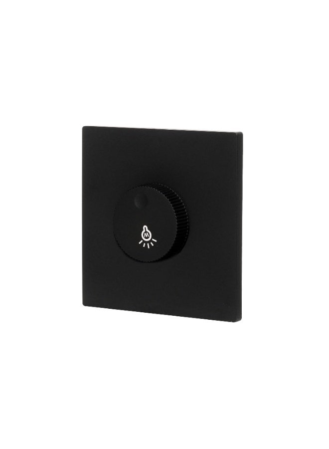 Donmarco Light Dimmer Switch 1000W –Ultra Thin Premium Plastic Material, Modern & Durable, Fire-Resistant Electric Switch, 3-Year Warranty, Wall Switch for Home and Office (Matt Black) - Image 2
