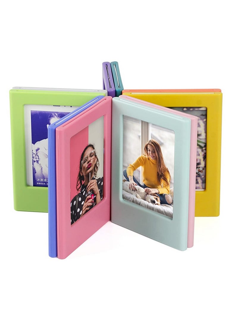10PCS Magnetic Photo Frames 10 Vibrant Colors, Double-Sided Display, Perfect for Instax Mini/Polaroid Ideal Gift for Home  Office Decoration - Image 2