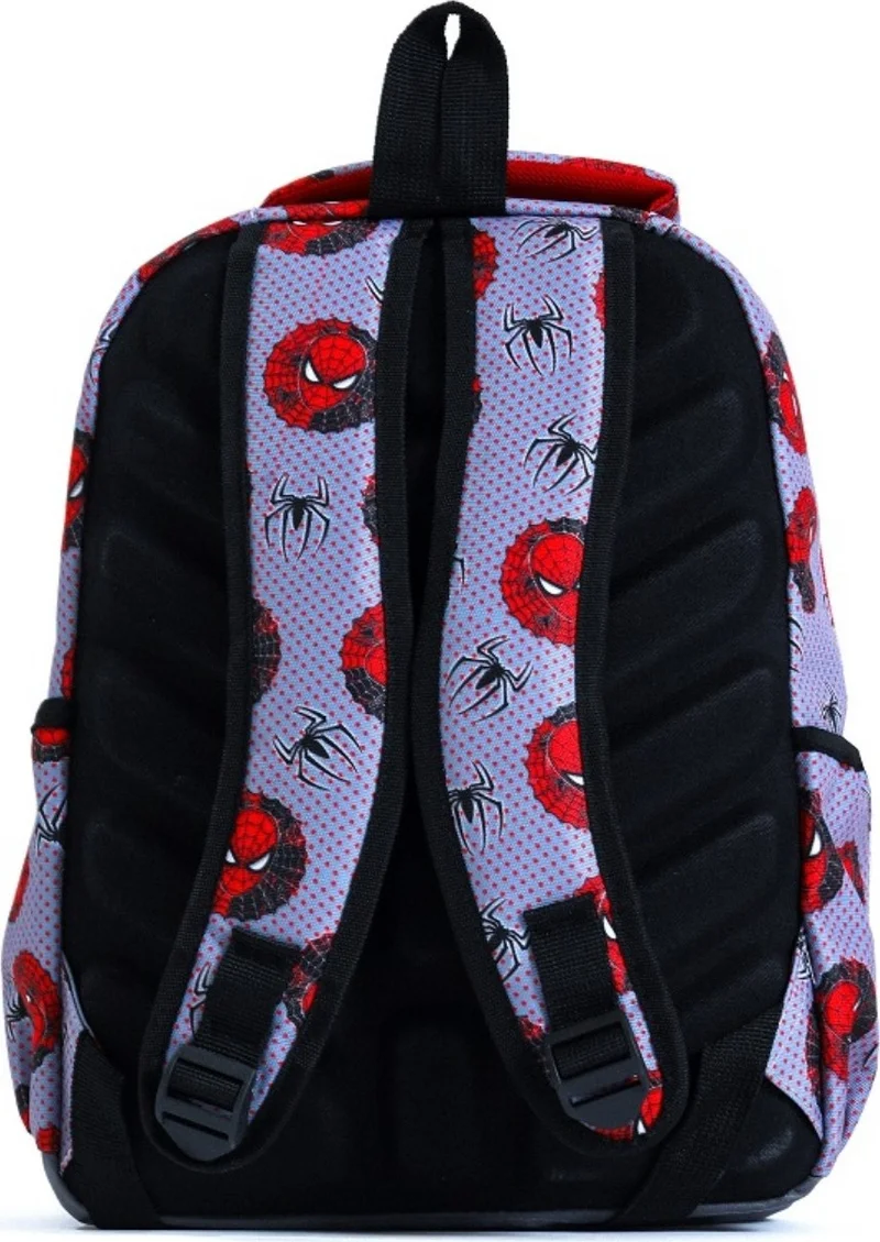 Esbuik New Season Orthopedic - Spider Patterned 3-Piece School Bag Set with Lunch Box and Pen Holder Gift