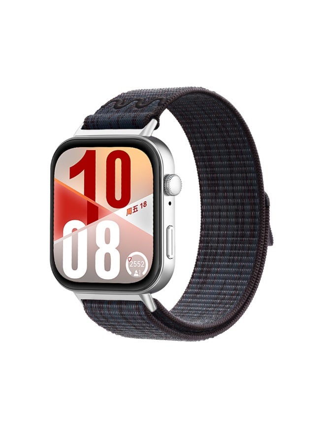 4PCS Nylon Woven Watch Straps, Suitable For Huawei Fit 3/ Fit 4/ Fit 4 pro , Waterproof, Breathable and Adjustable Sports Watch Straps - Image 3