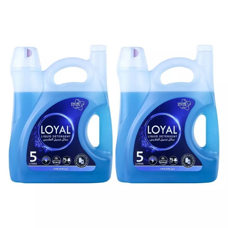 Loyal Enzyme Action Liquid Detergent For Automatic And Regular Washing Machine- 2X5Ltr