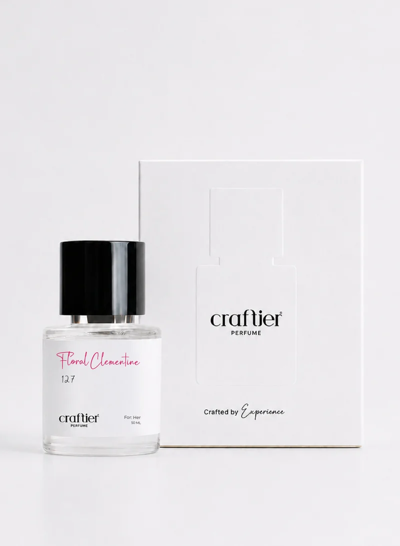 Craftier Perfume  FLORAL CLEMENTINE - Inspired of-SIGNATURE, Eau De Parfum for Women - 50ml, Long Lasting Floral Fragrance Upto 8-12 Hrs, Travel Size Women's Perfume for Women | Best Price UAE