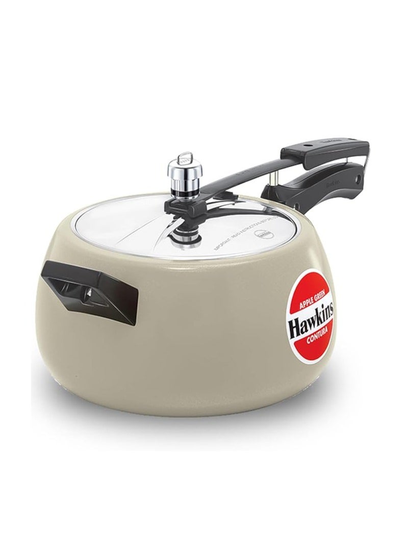 Hawkins Hawkins Ceramic- Coated Contura 5L Green Apple Pressure Cooker  - Image 1