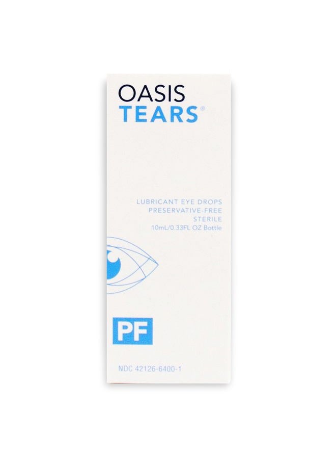 Oasis Tears قطرات عين مرطبة خالية من المواد الحافظة TEARS PF لتخفيف جفاف العين، 0.34 أونصة - Image 2
