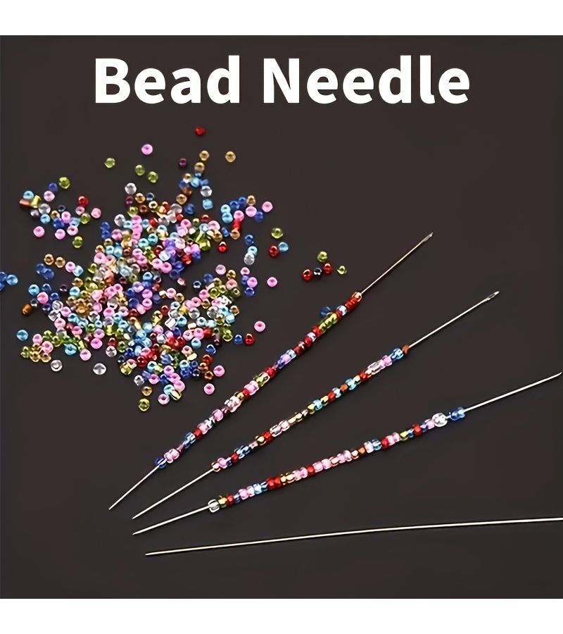 10pcs Metal Beading Needles For Handmade Jewelry Bracelets And Necklaces - Image 1