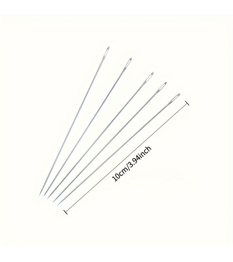 10pcs Metal Beading Needles For Handmade Jewelry Bracelets And Necklaces - Image 3