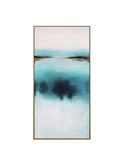 ebarza Upside Lake Hand Painted Art Painting With Frame 160x80cm  - Image 2