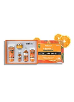 maliao Makeup 5 Piece Organic Vitamin C Skin Care Set ( Sunscreen + Serum + Face Wash + Whitening Cream + Toner ) 330G  - Image 1