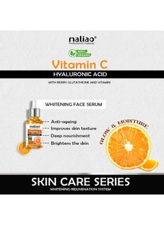 maliao Makeup 5 Piece Organic Vitamin C Skin Care Set ( Sunscreen + Serum + Face Wash + Whitening Cream + Toner ) 330G  - Image 5