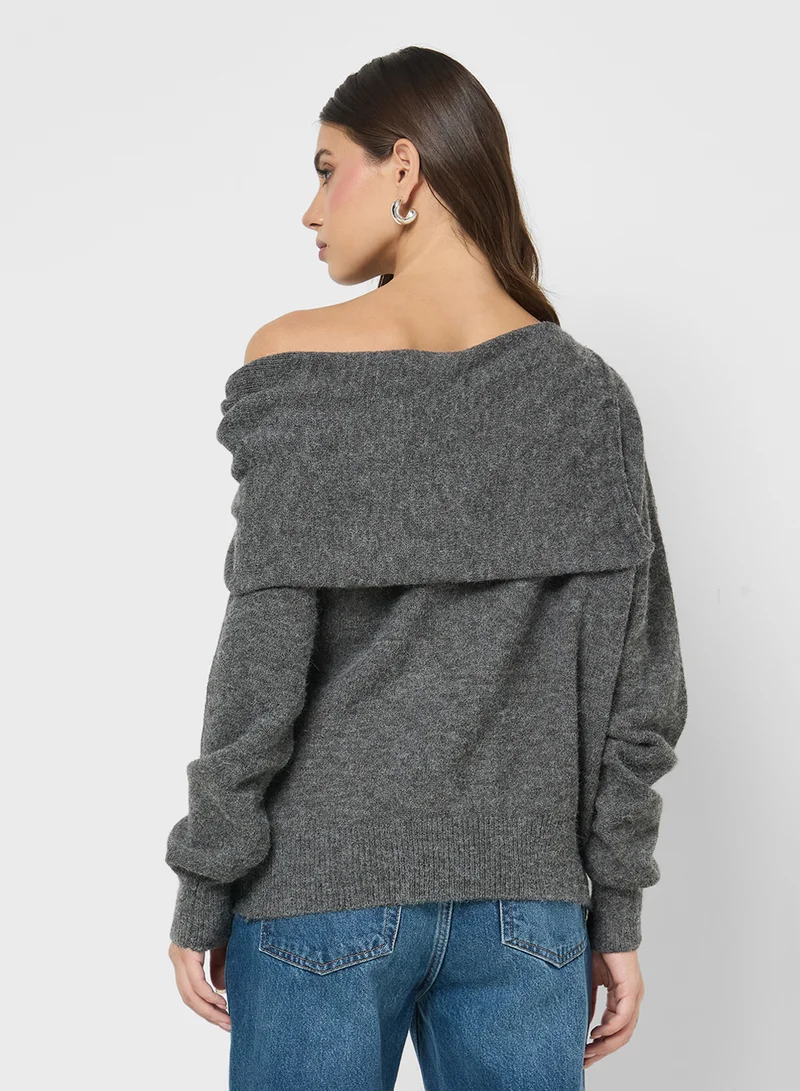 ELLA Off Shoulder Sweater