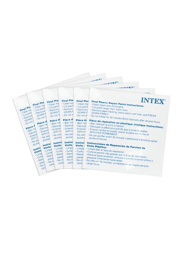 INTEX Wet Set Adhesive Vinyl Plastic Repair Patch Clear INT59631 - Image 2