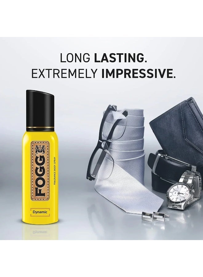 FOGG Dynamic Perfume Spray – Long-Lasting Fresh Fragrance 120ml - Image 3
