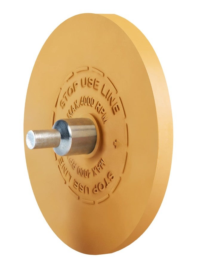 Shawya Decal Remover Eraser Wheel Rubber Eraser Wheel Adhesive Remover Wheel for Cars Sticker Remover Tool Removes Pinstripe Stripe Vinyl Tape and Graphic - Image 1
