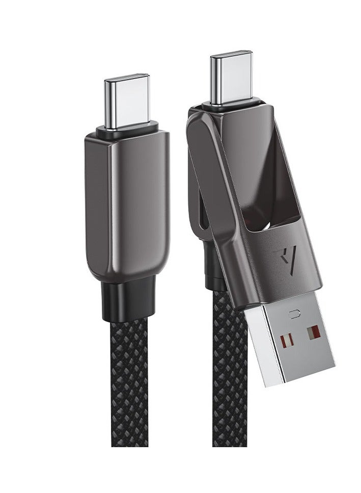 ACEFAST C13-04 USB-A / USB-C to USB-C charging data cable. - Image 3