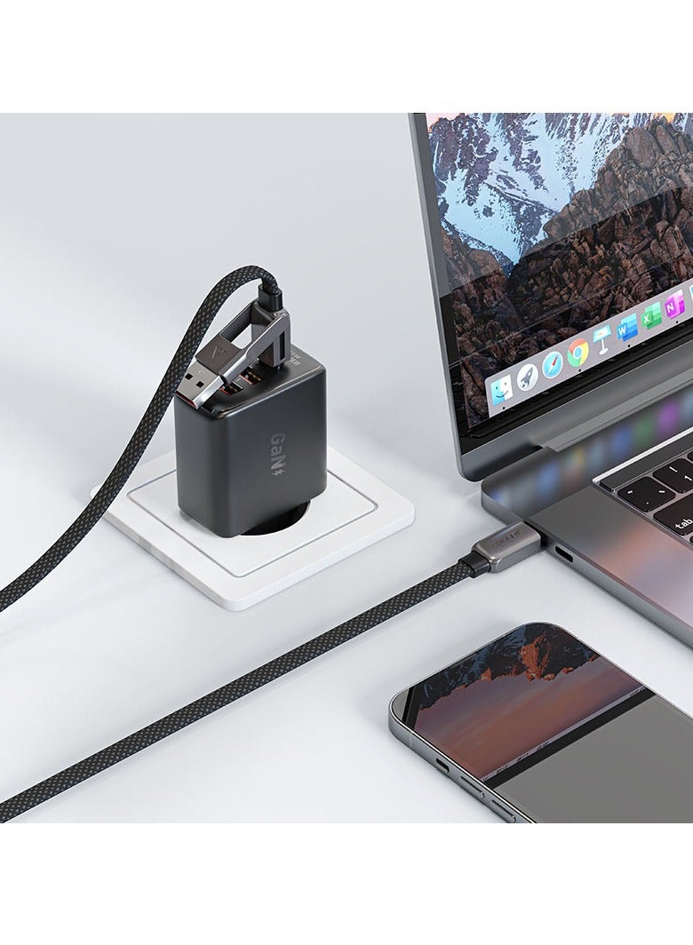 ACEFAST C13-04 USB-A / USB-C to USB-C charging data cable. - Image 5