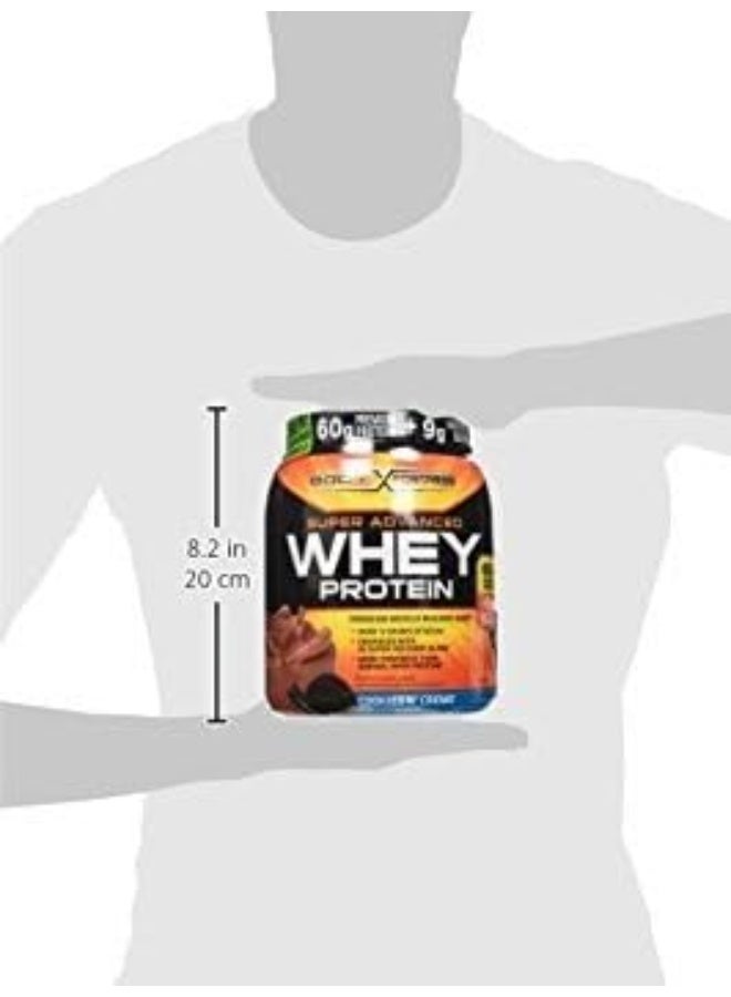 Body Fortress Whey Protein Powder, Cookies N' Creme, Aspartame Free, 60 G Protein Per Serving, 2 Lbs - Image 2
