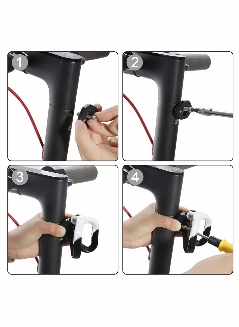 ماركة غير محددة Universal Hanger Gadget Bag Claw Hook for Electric Scooter, Aluminium Alloy Hanging Bike  - Image 4