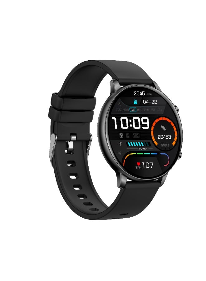 ساعة ذكية بشاشة 1.38 بوصة عالية الدقة مكالمة بلوتوث/درجة حماية IP67 دعم اللغة العربية/أوضاع رياضية متعددة/مراقبة صحية متوفرة باللونين والأسود - Image 2