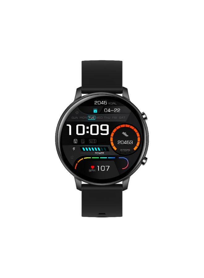 ساعة ذكية بشاشة 1.38 بوصة عالية الدقة مكالمة بلوتوث/درجة حماية IP67 دعم اللغة العربية/أوضاع رياضية متعددة/مراقبة صحية متوفرة باللونين والأسود - Image 3