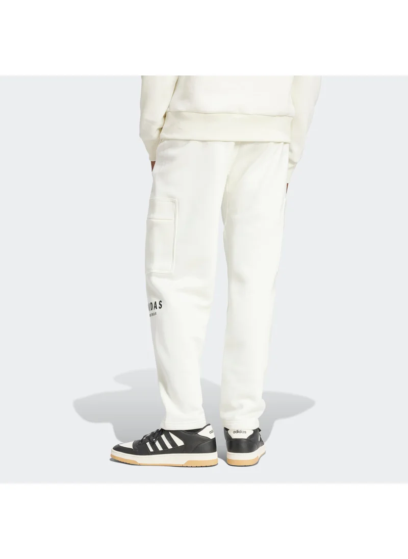 اديداس All Szn Fleece Graphic Loose Cargo Pant