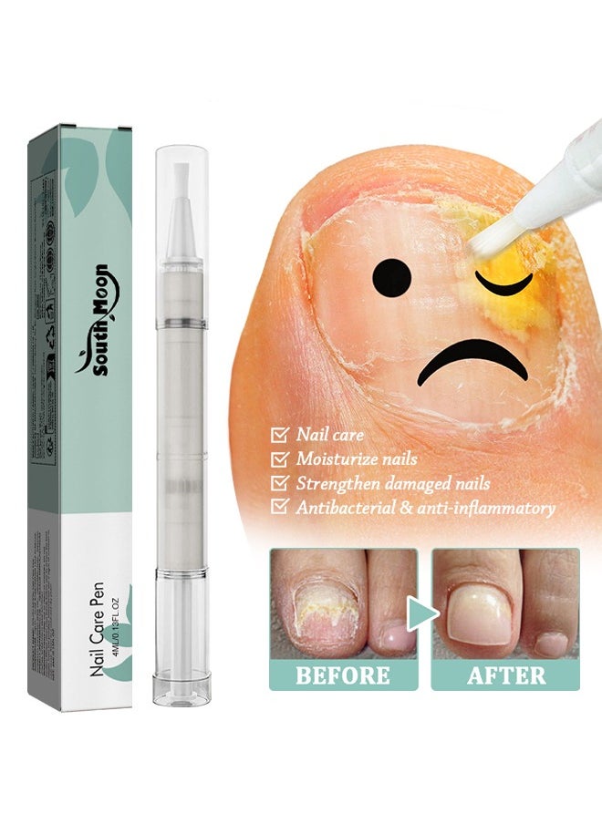 SOUTH MOON - Nail Care Pen - Suitable for Repairing Onychomycosis and Dead Skin and Moisturizing Nails, Prevent Paronychia Treat Nails Healthy Nail Pen Oil - Image 1