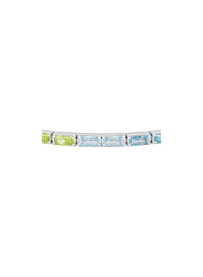 LACOSTE  DUCHESS Bracelet in Stainless Steel with Rainbow Crystals for Women | Best Price UAE