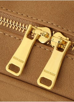 Miu Miu Arcadie padded suede top-handle bag  - Image 4