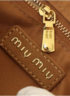 Miu Miu Arcadie padded suede top-handle bag  - Image 3