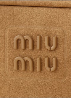 Miu Miu Arcadie padded suede top-handle bag  - Image 5