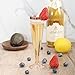 Homy Feel 5 OZ Rose Gold Glitter Rose Gold Rim Plastic Champagne Flutes 30 Pack Disposable Wine Glasses for PartyPlastic Champagne Glasses Champagne PunchMimosa Bar Wedding Cups - Image 4