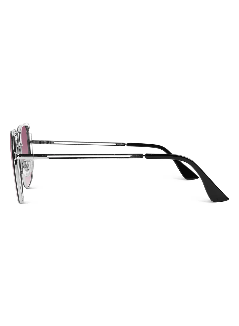 Woggles Latest & Stylish UV Protected Purple Square Sunglasses for Men & Women