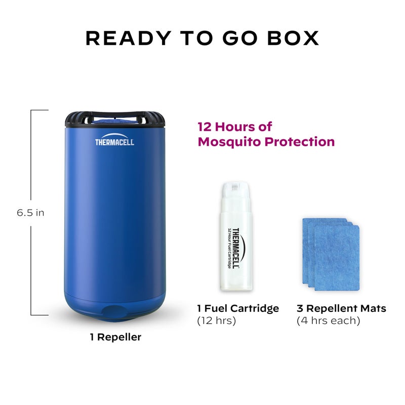 Thermacell Mosquito Repeller Patio Shield; Includes 12-Hour Refill; 15 Foot Zone of Protection; Highly Effective Mosquito Repellent for Patio; Deet Free Bug Spray Alternative; Scent Free - Image 3