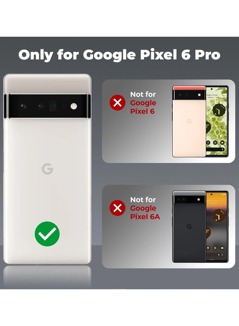 Crystal Clear Transparent Phone Case Google Pixel 6 Pro – Slim Ulta Thin Hard TPU Shockproof Cover, Anti-Yellowing Crystal Clear Protective Back Case with Camera Protection - Image 3